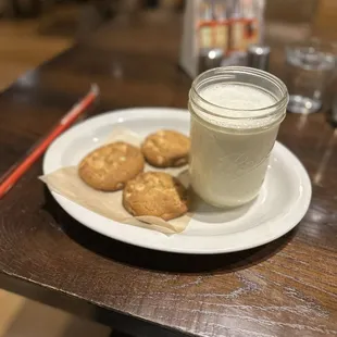 Milk and cookies