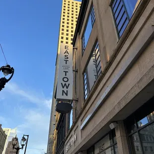 Outside entrance from street