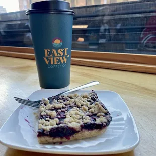 Smores latte and a jam bar