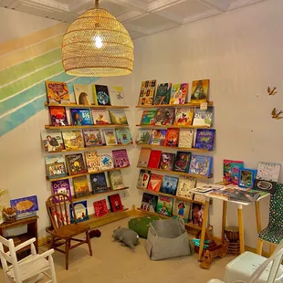 Charming local bookstore in East Sac.  Darling children's reading/art corner
