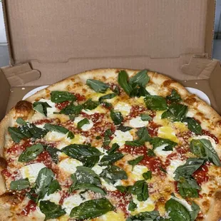 Margherita pizza..