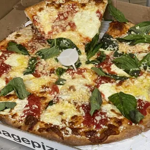 Margherita pizza..