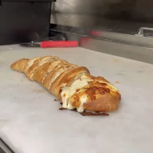 Chicken mozzarella roll..