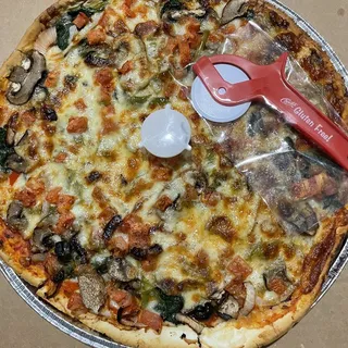 Gluten Free Vegetable Pizza 12"