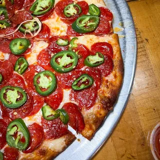 Pepperoni Jalapeno Pizza