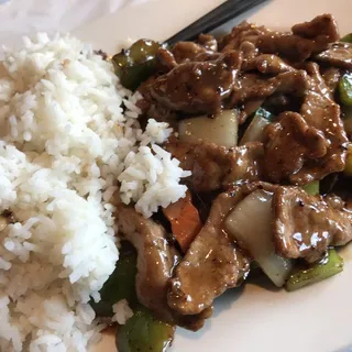 Pepper Steak Lunch Combo