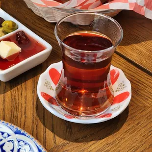 Turkish tea, very good