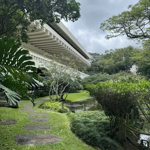 Pathway to the gardens