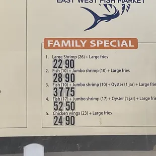 Menu prices went up 7/2021