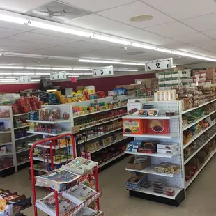 a grocery store with a variety of products