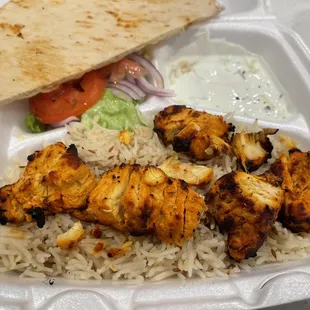 Chicken Kabab Platter