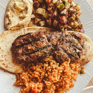 steak, food