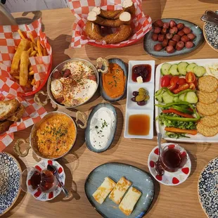 the full turkish breakfast spread