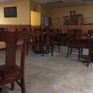 empty dining area
