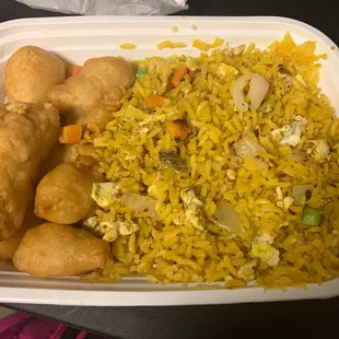 Sweet &amp; Sour Chicken Combination Platter