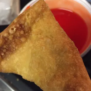 Flat Won Ton Taco