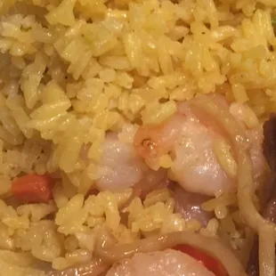 Shrimp Fried Rice. Not good.