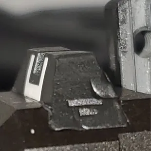 Botched rear iron sight by EastBay Firearms