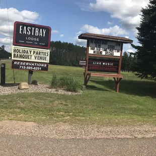 Turn when you see this sign. You are here.