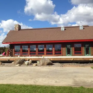Outside picture during 2015 renovation.