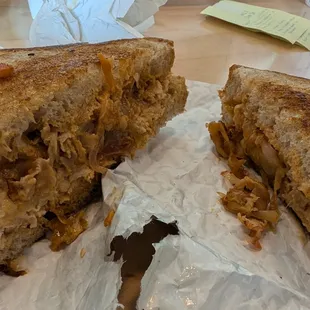 Turkey Kimchi Reuben