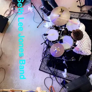 Stage Lee Jones band 2017