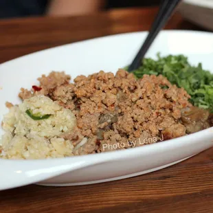 A4 Eggplant with Minced Pork, Garlic, Cilantro 三味茄子 ($18.99) - good but too expensive