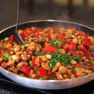 Griddled Bullfrog with Pickled Pepper