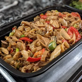 E4Stir-Fried Minced Pork with Dried Cucumber Peels