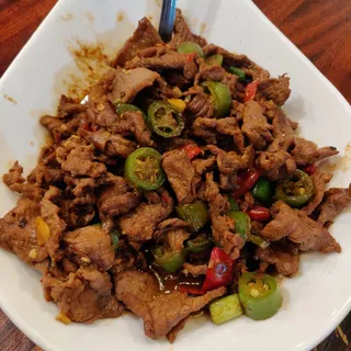 Stir-Fried Beef with Pepper