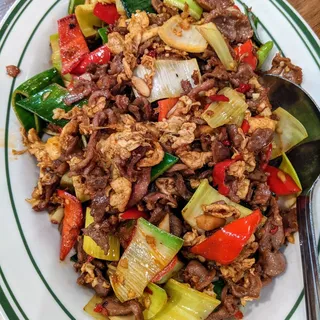 Stir-Fried Chicken Giblets with Dry White Pepper