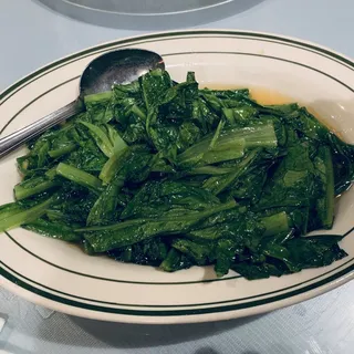 Stir-Fried a Choy with Minced Garlic