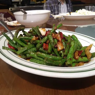 Stir Fried Green Bean with Preserved Vegetables
