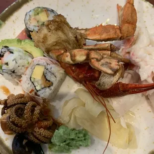Sushi and Seafood.