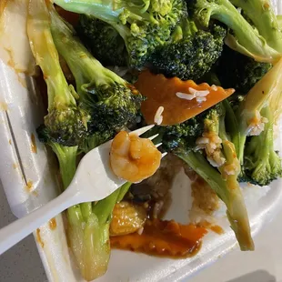 Lunch Shrimp with Mixed Vegetable