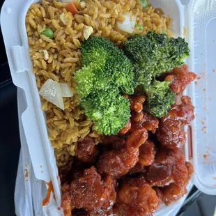 Gen Tso's lunch special