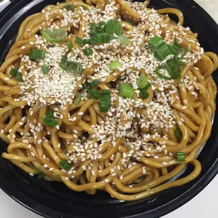 Cold noodle w. Sesame sauce, so amazing, really really taste good.