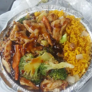 Chicken broccoli lunch special