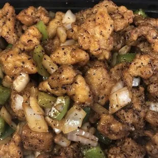 Black pepper chicken quart