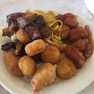 a plate of food