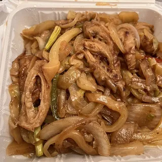 Sauted Intestine with Chinese Pickles