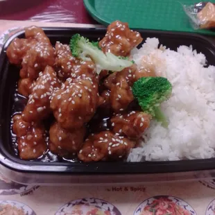 Sesame chicken