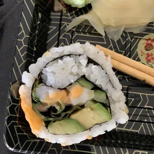 The amount of shrimp vs rice.