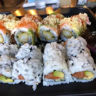 sushi and sashimi, sashimi, food, sushi