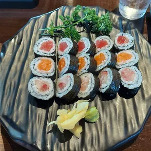 sushi and sashimi, sashimi, sushi, food