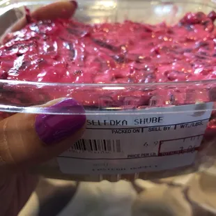 Herring salad. Shube.