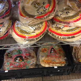 these pitas (top row) are not bad!