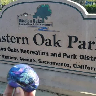 Love checking out our new local park  leaving rocks behind #rocksforryan