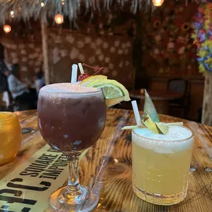 Delicious Sangria and vodka with pineapple juice.