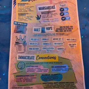 Drink Menu